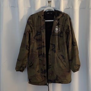 OBEY army windbreaker jacket, soft lining